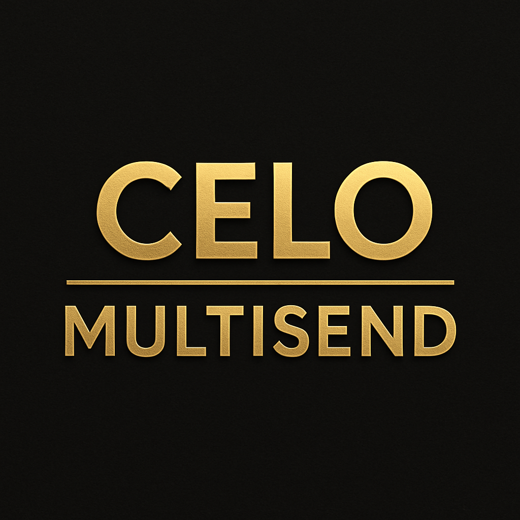 Celo Multi Sender - Farcaster Mini Apps